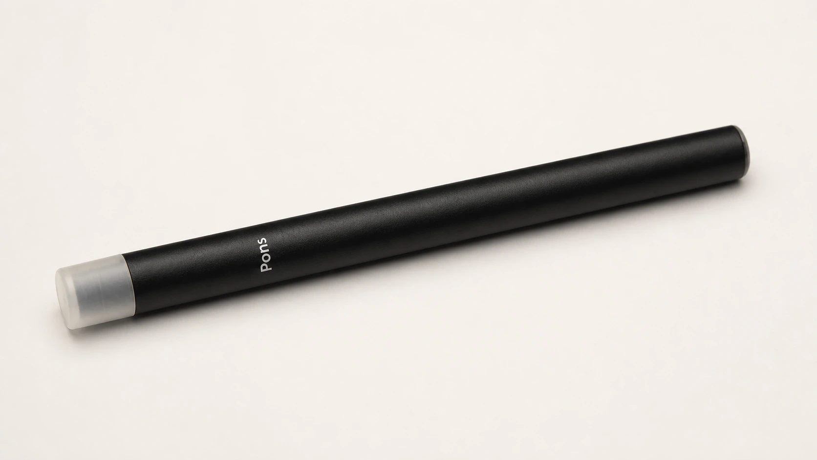 English studio reconstruction of the early black Pons electronic cigarette