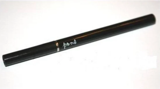 Archived photograph of an early black Pons electronic cigarette